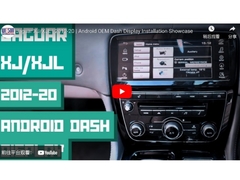 10Écran QLED de 25 pouces Design de système double de style OEM Pour Jaguar XJ XJL 2010-2020 Multimédia de voiture stéréo GP