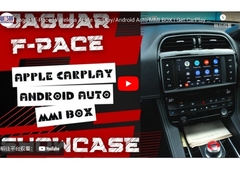 Boîte d'interface automatique sans fil Android pour Range Rover Evoque Discovery 4 Jaguar XE XF 2013-2017